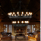 Industrial vintage round shaped pendant light black hanging wire chandelier