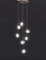 Mizu Crystal Glass Chandelier landscape lamps LED lighting （5317101）