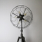 Industrial vintage rustic loft style fan shape floor lamp