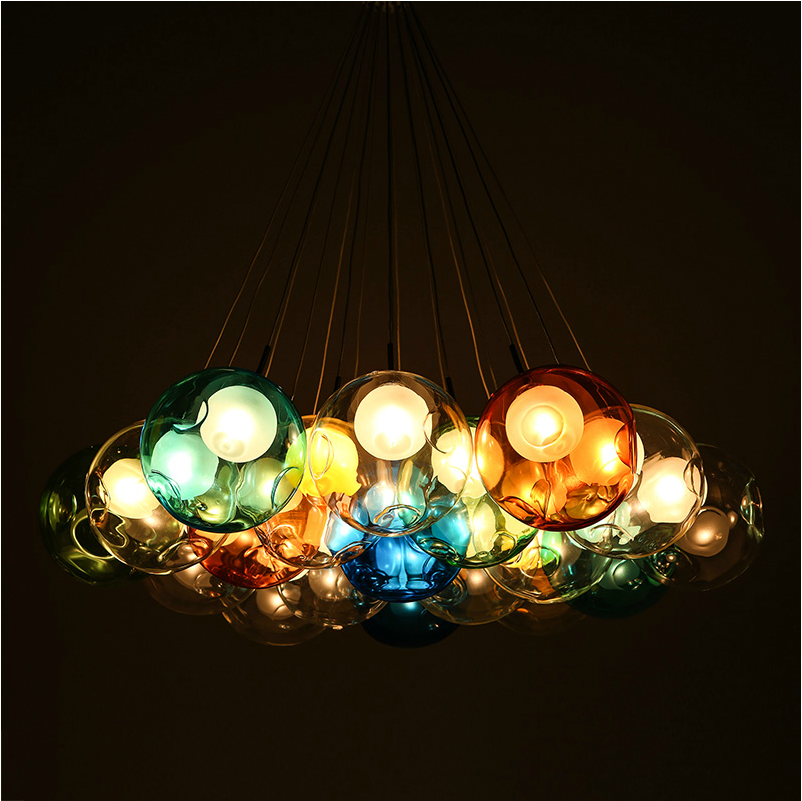 Colorful Glass Modern Chandelier Bocci Double Covers Wedding Decorations Pendant Lamp (5015101)