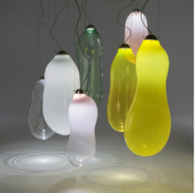 Modern style colorful glass peanut shell pendant light decortion lightng (20206)