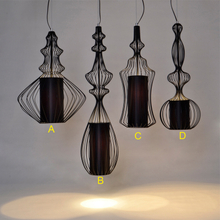 Iron Cage Pendant Light ABCD Large Chandelier （7081101）