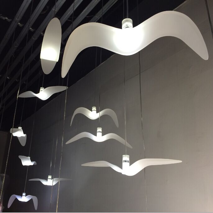 New design Bird Pendant Light acrylic LED birds night lights (7163603)
