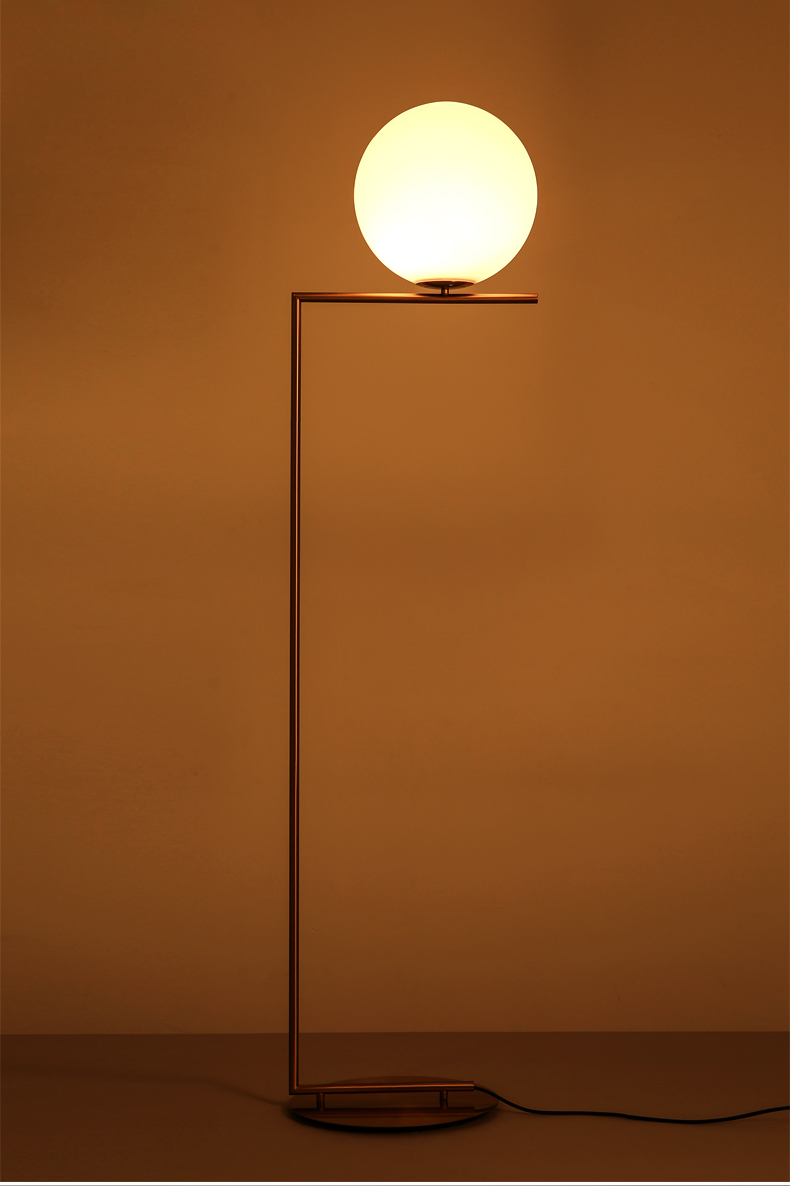 Fancy High Quality Glass ball Modern Floor Lamp, hotel Floor Standing Lamp (3030401)