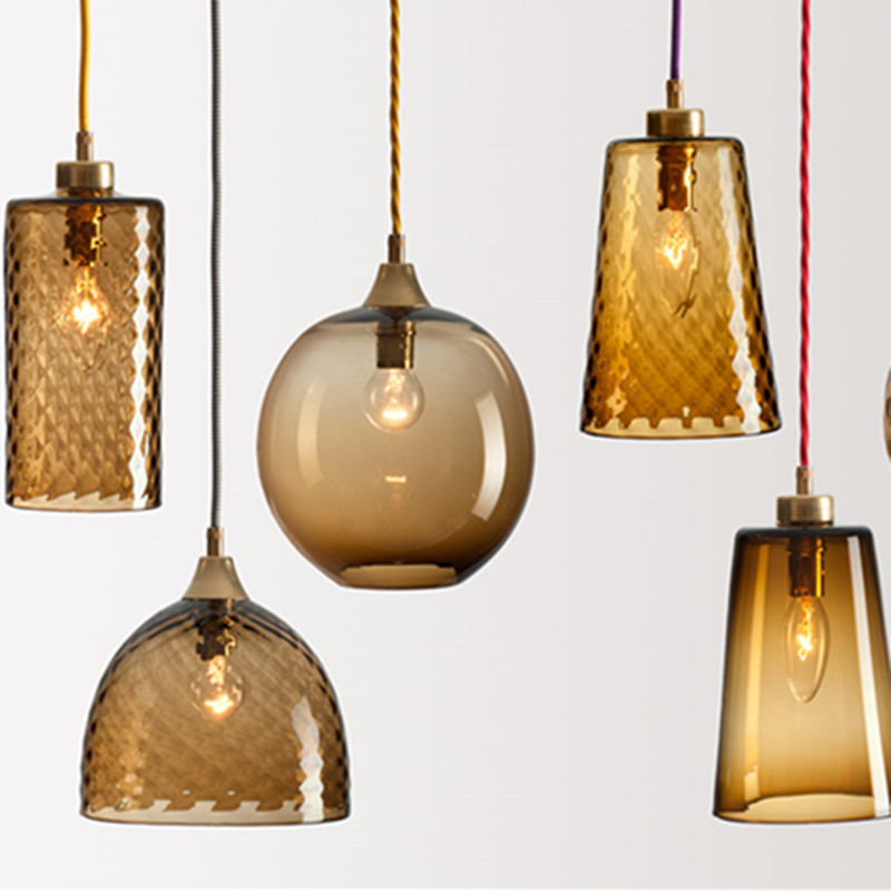 Hanging Light Cheap Metal+Glass with 1*E27 Pendant Lamp