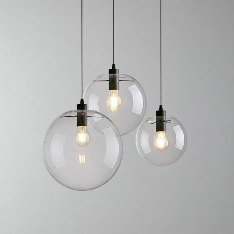 Contemporary Hand N Glass Hanging, Glass Hanging Lamps
